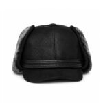 Black Fur Trapper Hat