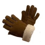 Discover the luxury of warmth with our Brown Unisex Premium Shearling Sheepskin Leather Gloves. Crafted from genuine sheepskin for superior comfort and style in cold weather.