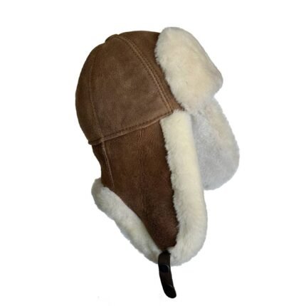 Winter Aviator Trapper Leather Ushanka Hat