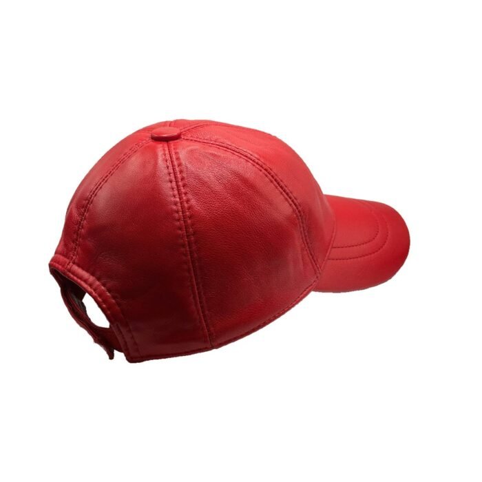 Red Leather Cap