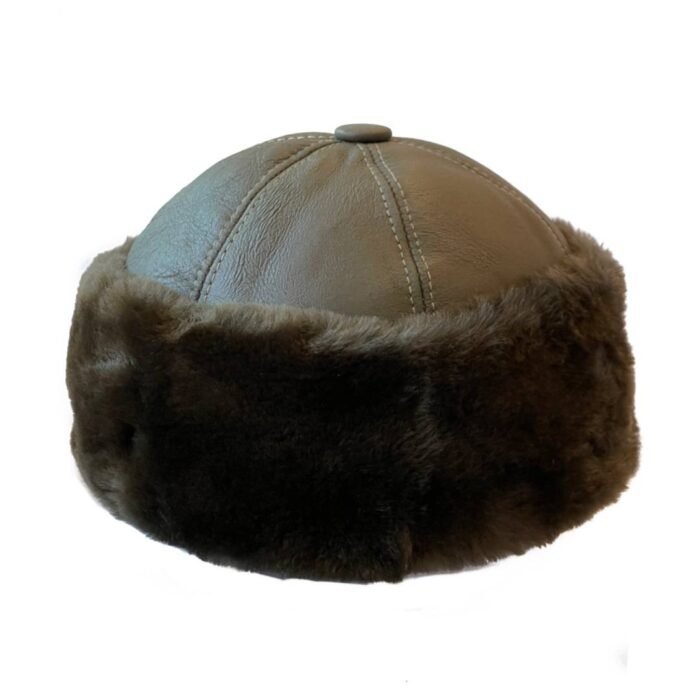 Winter Leather Beanie Hat Docker Hat Skull Hat