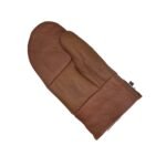 Cognac Leather Mittens