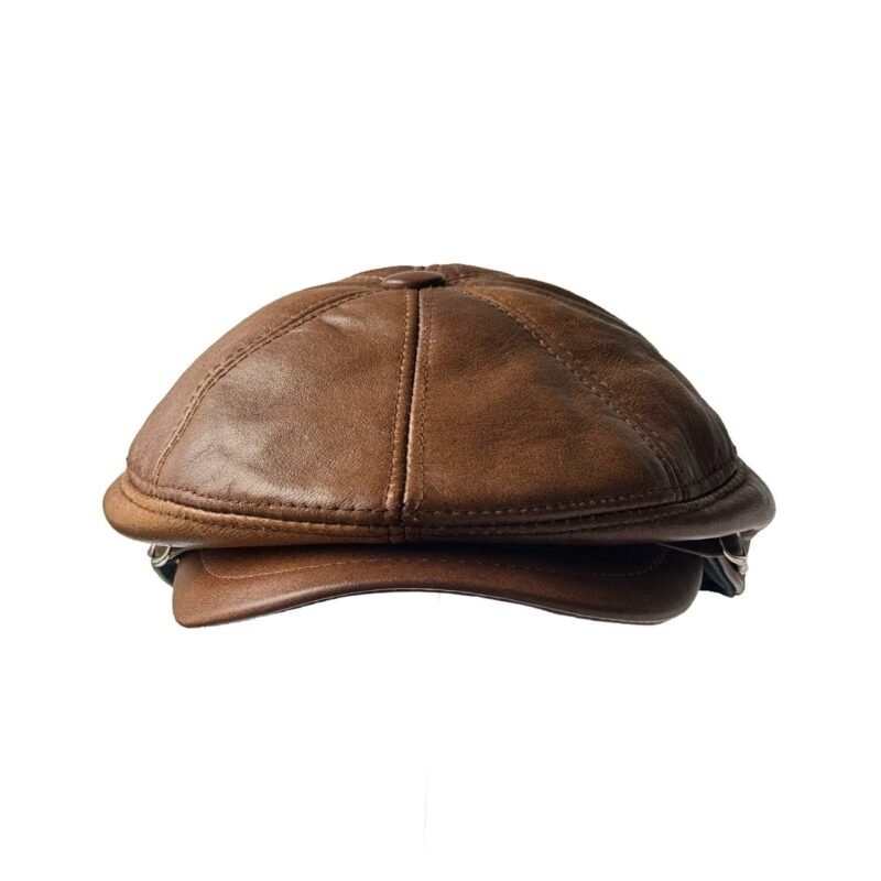 Genuine Sheepskin Newsboy Hat