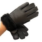 Genuine Sheepskin Shearling Leather Gloves