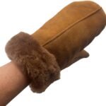 Genuine Sheepskin Mittens Sheepskin Winter Mittens Shearling Mittens Warm Sheepskin Gloves Women’s Sheepskin Mittens Cozy Winter Mittens Natural Wool Lined Mittens