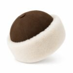 Winter Leather Beanie Hat Docker Hat Skull Hat