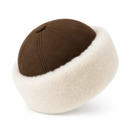 Winter Leather Beanie Hat Docker Hat Skull Hat