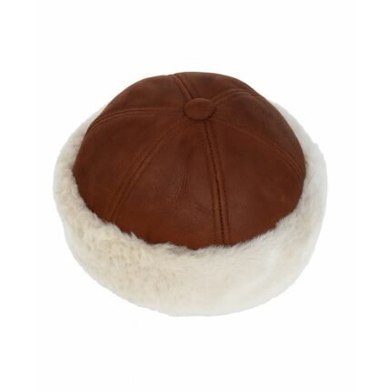 Winter Leather Beanie Skull Hat