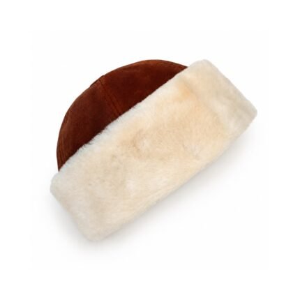 Winter Leather Beanie Skull Hat