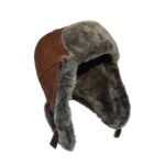 Leather Trapper Hat