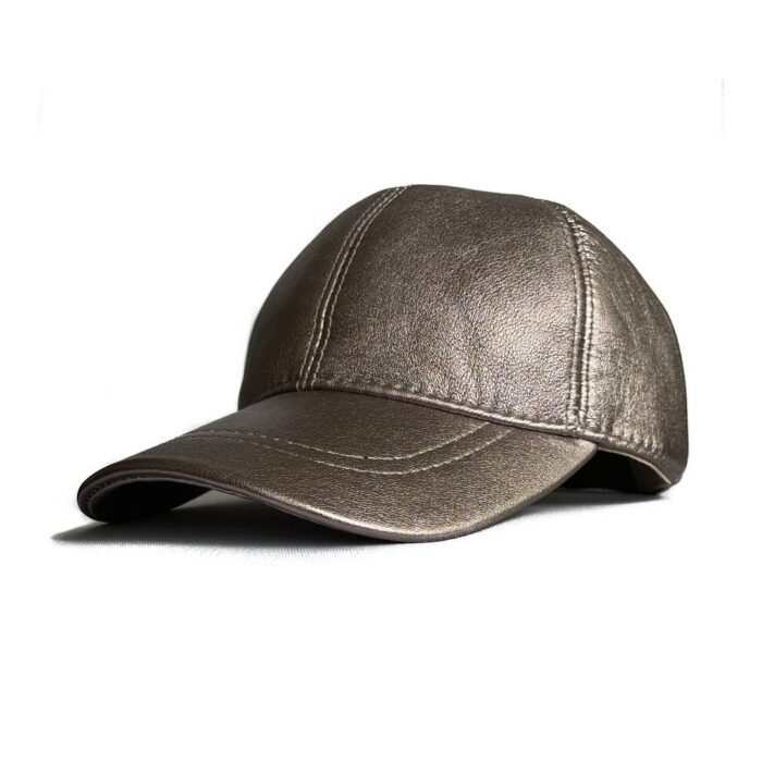 Buy Premium Metallic Leather Ball Cap | Custom Baseball Hat Online