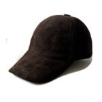 Dark Brown Suede Ball Cap