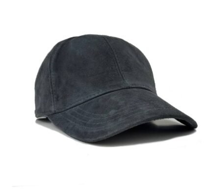 Suede Leather Cap
