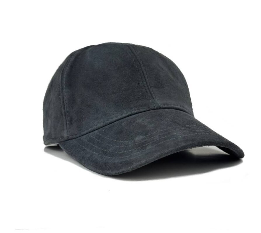Suede Leather Cap