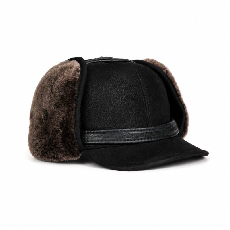 Leather Trapper Hat