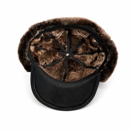 Leather Trapper Hat