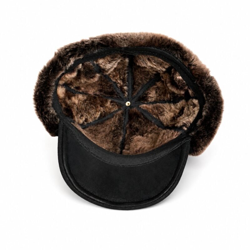Leather Trapper Hat